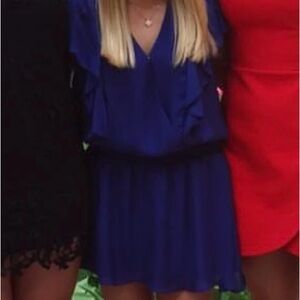 Parker blue purple dress